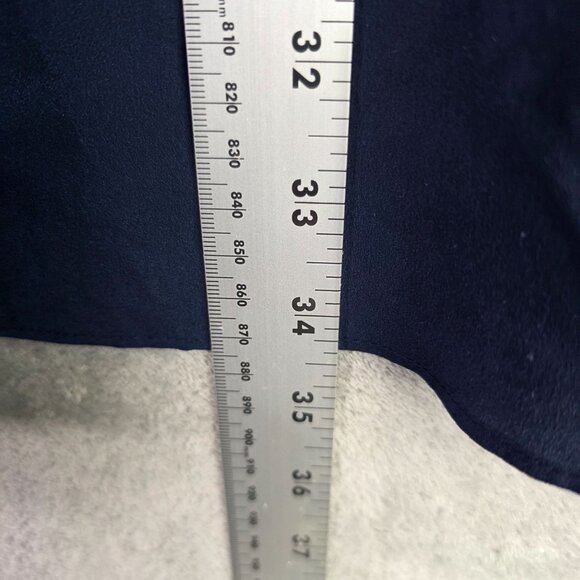 Womens Catherines Blue Ombre Print Top Short Sleeve 100% Polyester Plus Size 3X - Picture 6 of 7